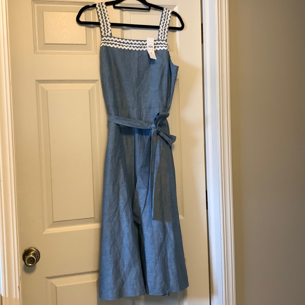 Late summer sweet denim dress